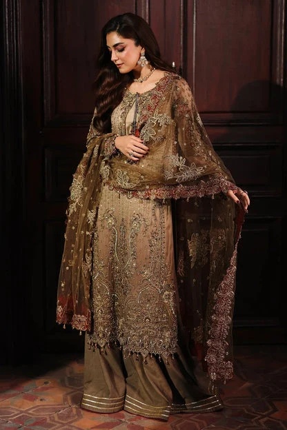 DASTAN-EJASHAN 02 clothing in brown, mocha brown tones.